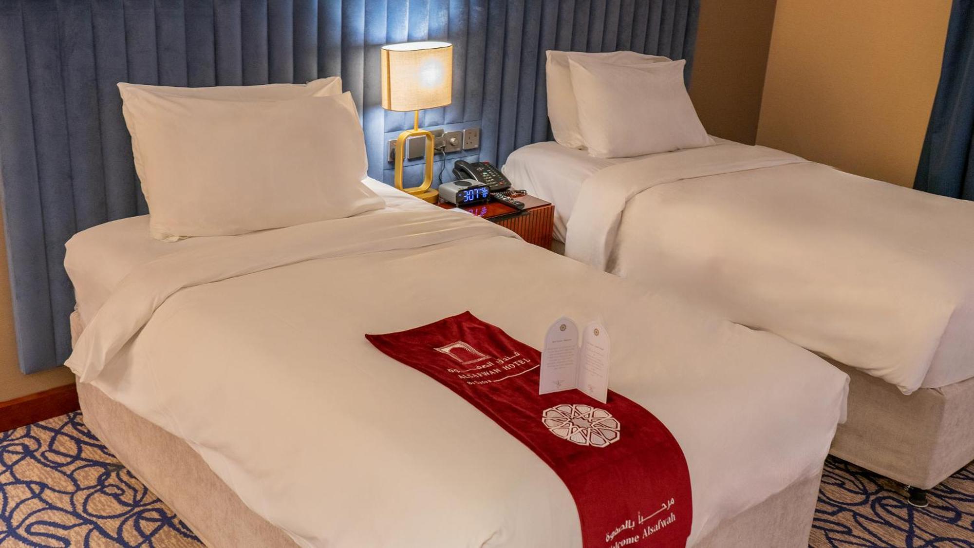Al Safwah Hotel First Tower 1 La Meca Exterior foto A guest room at the hotel