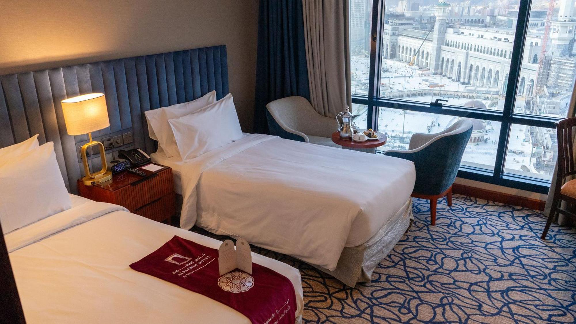 Al Safwah Hotel First Tower 1 La Meca Exterior foto A guest room at the hotel